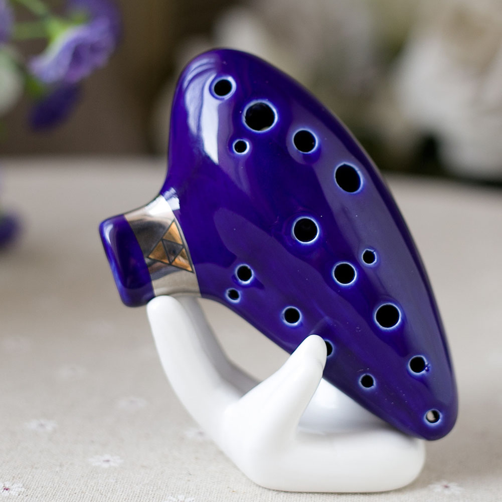 Brand New 12 Hole Ocarina Flute Pink Set With Lanyard & Ocarina Holder + Music Book 16*10*4cm 6.29*3.93*1.57in