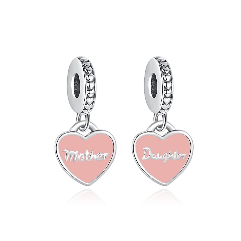 New 925 Sterling Silver Family Tree Mother Daughter Pendant Dangle Beads Fit Original Charms Pendant Bracelet Bead DIY Jewelry