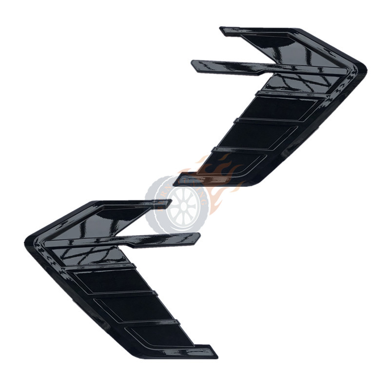 Glossy Black ABS Air Vent Sticker For Audi A4 A5 A7 S7 RS7 Sportback A6 S6 RS6 Avant Allroad 2019-2021 Body Kits Car Side Trim