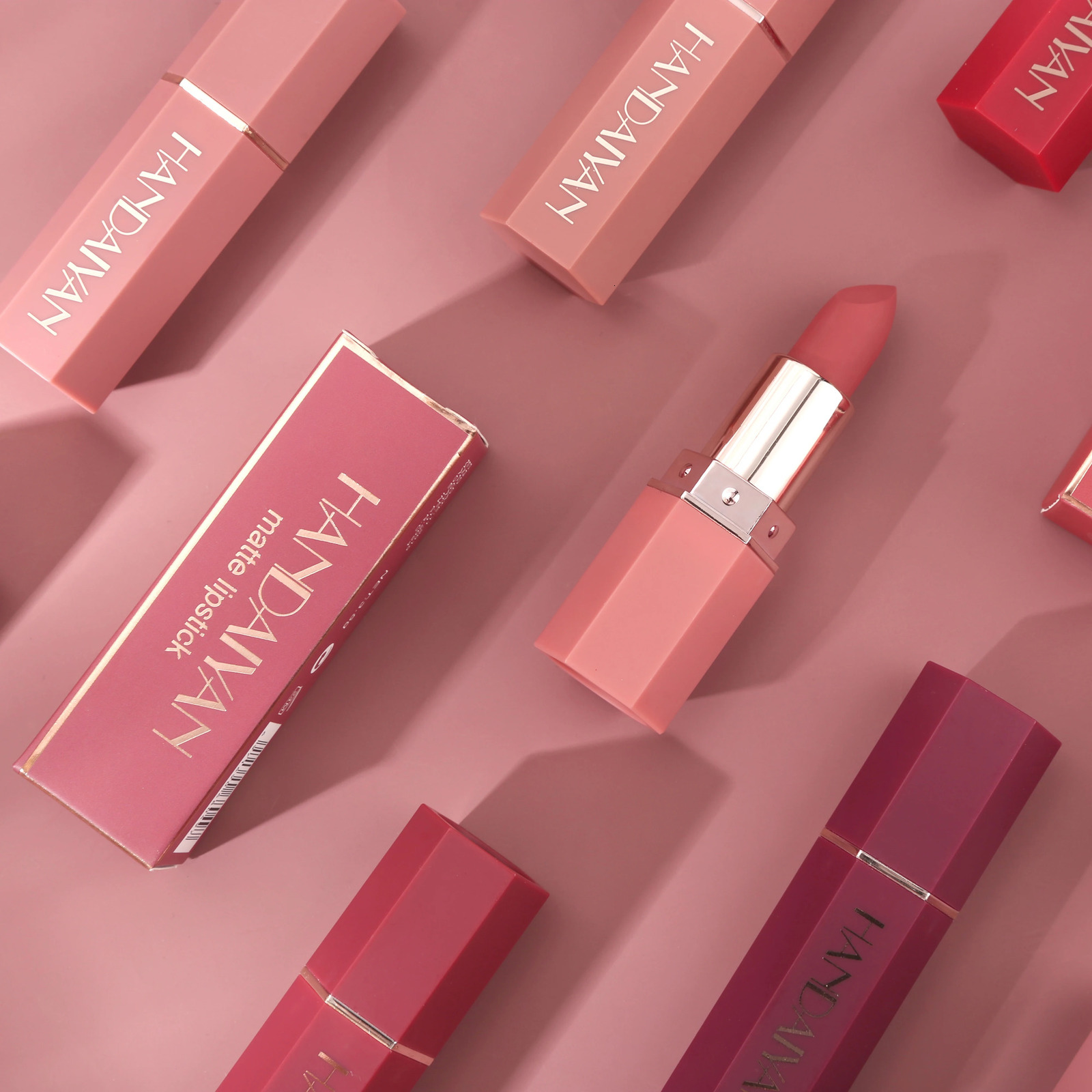 1 matte lipstick multicolor fadeless matte durable lipstick 6 colors available 240705