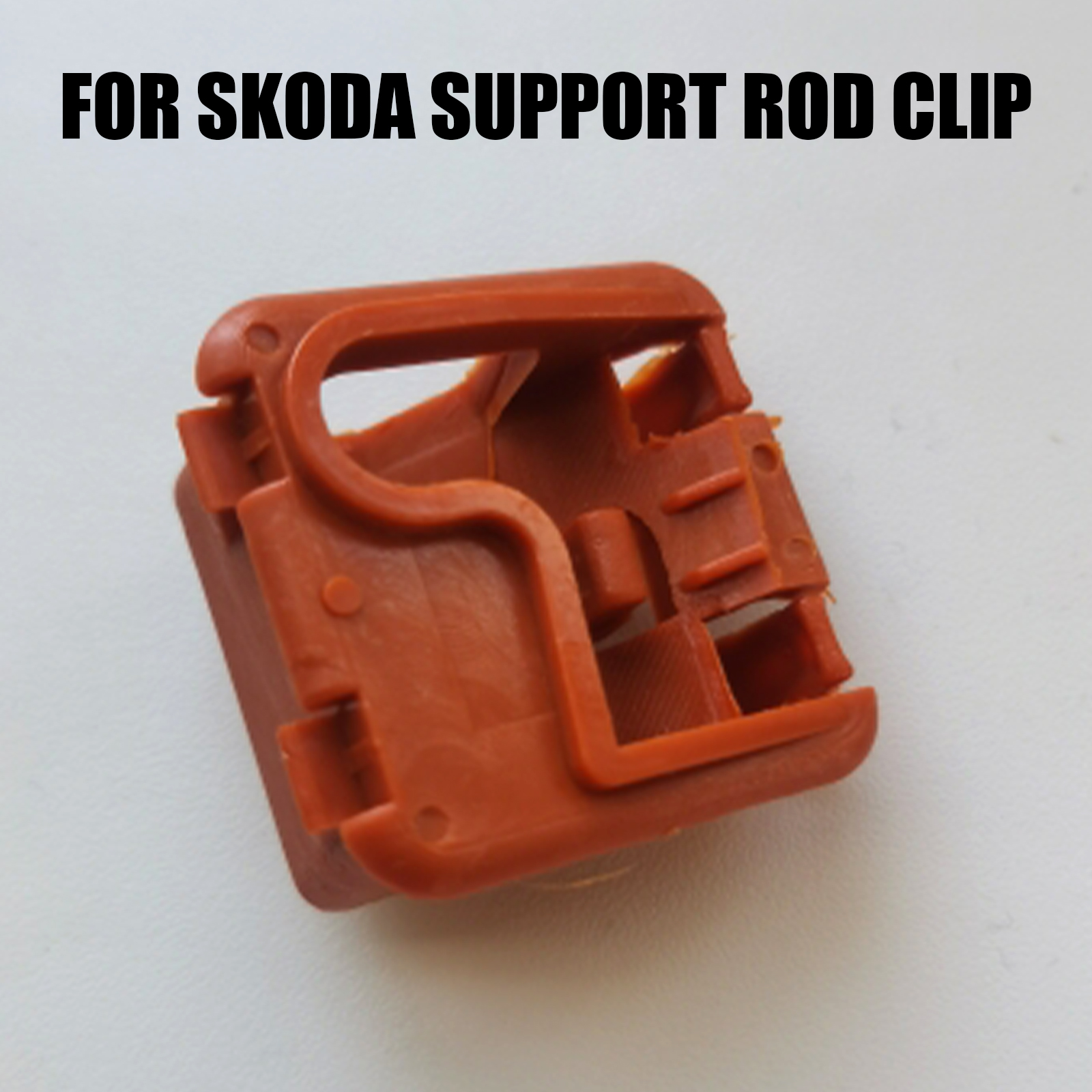 1U0823570A 1set/pack Plastic Car Roomster Hood Bonnet Rod Stay Bracket Buckle Clip For Skoda Fabia Octavia MK2 2004-2012 2013