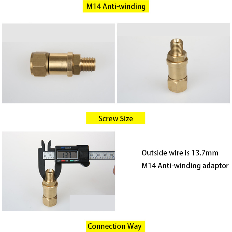 high pressure washer hose anti-winding adaptor car cleaning equipment connector hose adaptor city wolf car accessory