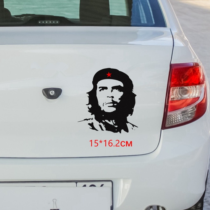 Tri Mishki Hzx844# 20*13cm Che Guevara Car Sticker Vinyl Decals Motorcycle Accessories Stickers Waterproof Reflective Sticker