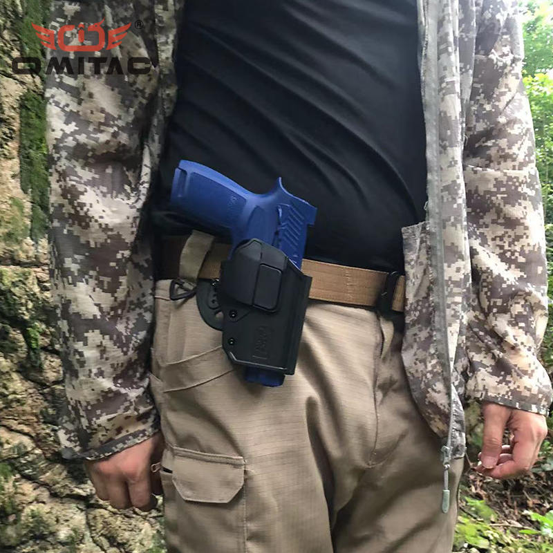 Concealed OWB Holster For Sig sauer P320 M17 M18 Taurus G3 TH9 Tactical Paddle Outside the Waistband Pants Gun Holster Accessory