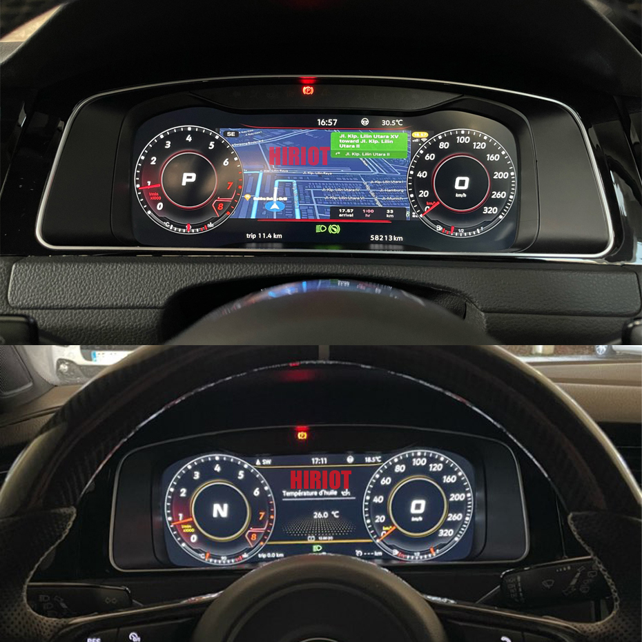 12.3''Digital LCD Instrument Cluster Virtual Cockpit For Golf 6 7 7.5 MK7 VII VI Tiguan Passat CC B8 Scirocco Jetta Speedometer