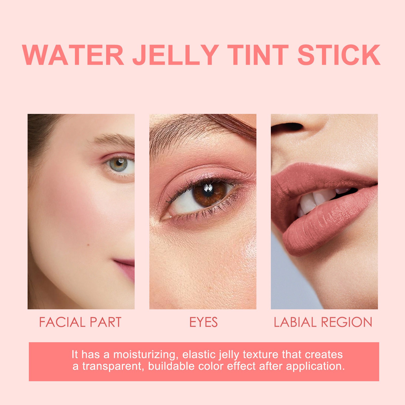 Wunderkiss2go Milk Makeup Water Jelly Tint 0.18 Oz Sheer Lip & Cheek Stain Buildable Watercolor Finish 1 000+ Suitcase Lip Gloss