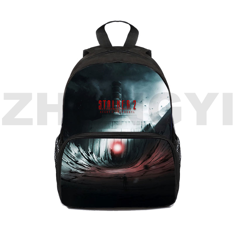 Competitive Games S.T.A.L.K.E.R. 2 Heart of 3D Backpacks Canvas Boys Elementary School Bags Shooting Stalker 2 Men Unisex Bags