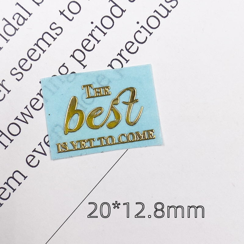 10 Sheets English Letters Blessing Words Metal Stickers Epoxy Resin Mold Fillings DIY Crafts Jewelry Making Material Filler