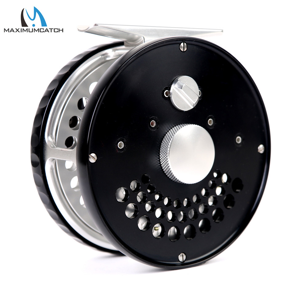 Maximumcatch CLA 3-10WT Classic Fly Fishing Reel Clicker Disc Drag System CNC Machine Cut T6061 Aluminum Fly Reel