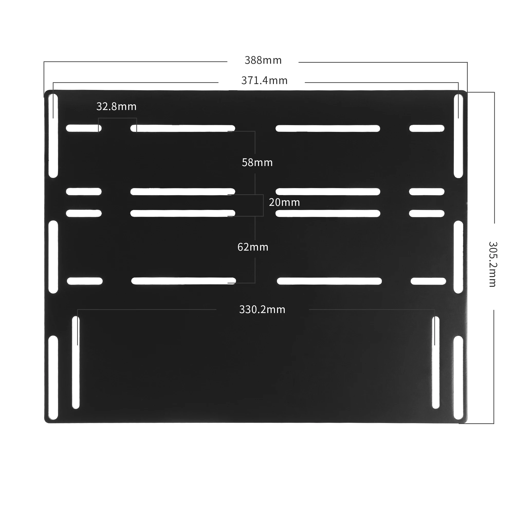Sim pedals Plate Simracing pedal Universal Pedal Mount Pedals Base Plate