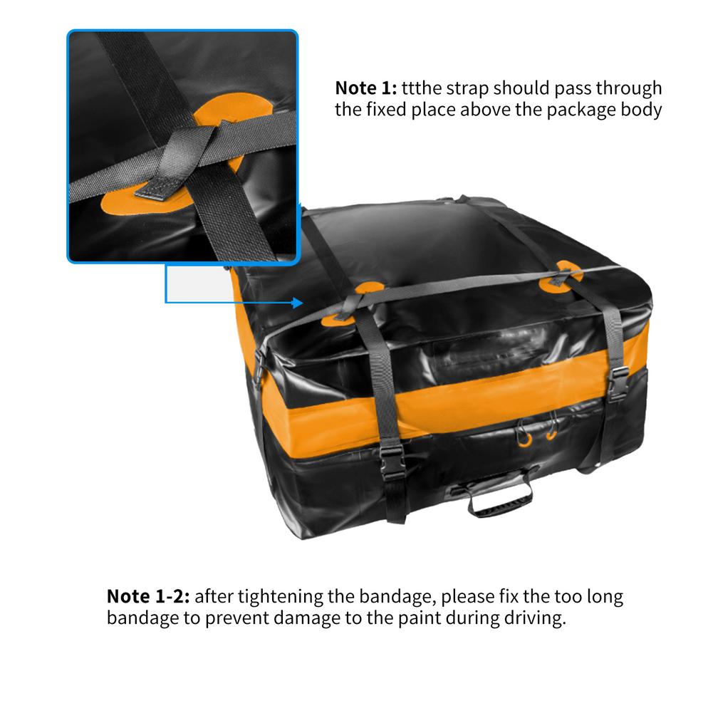Car Top Roof Storage Bag Waterproof SUV Cargo Carrier Bag Trunk Large Capacity Roof Racks For Car Exterior Parts 96*86*46cm