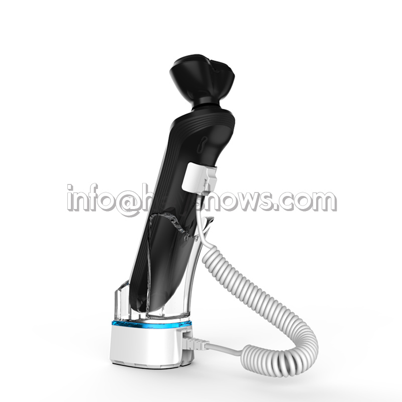 Shaver Security Stand for Electric Razor, Anti Theft Holder, Display Alarm, Acrylic Mount, Razor