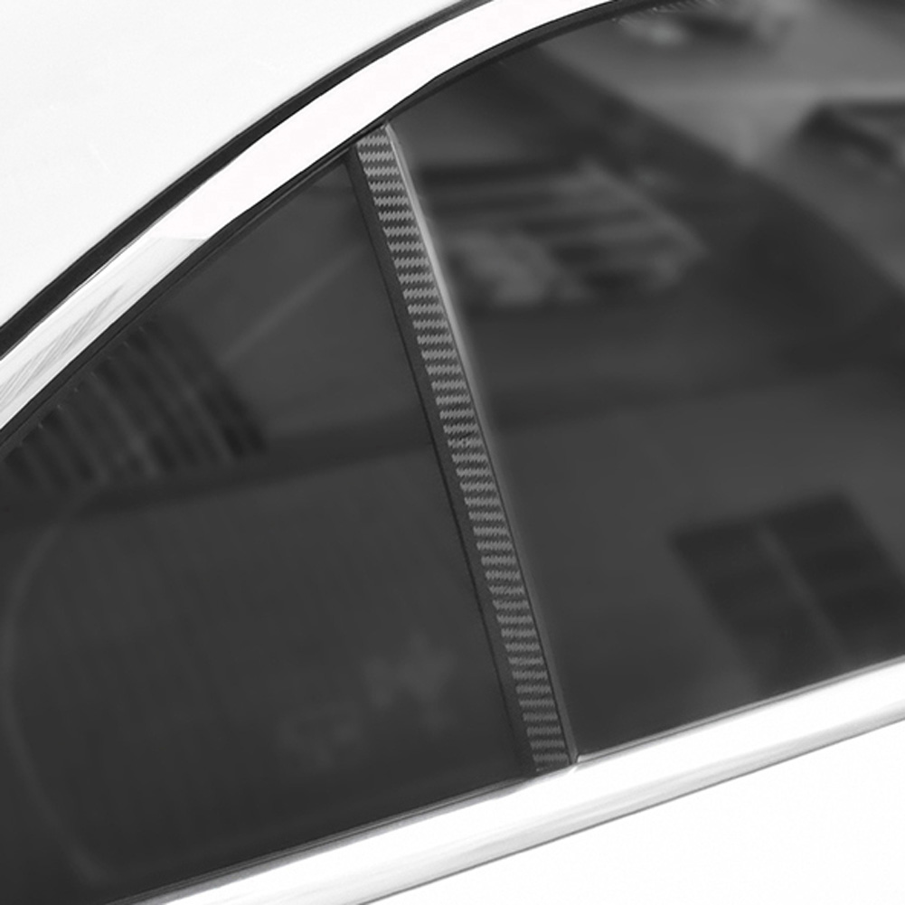 6PCS For Mercedes Benz A Class W177 A180 A200 A220 A250 2019+ Car Accessories Window B C Middle Column Pillar Strip Trim Sticker