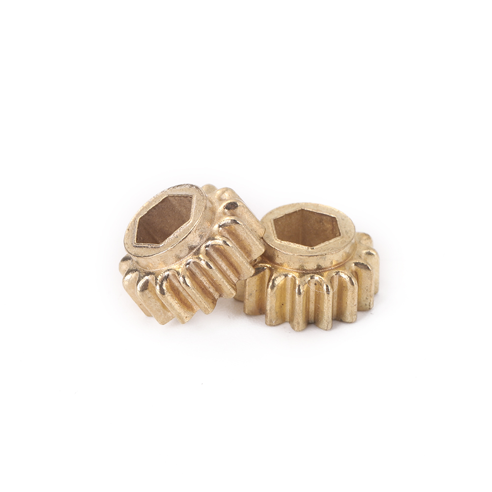 12pcs Guitar Hexagonal Open Gear Tuners Mount Hex Hole 1/15 Gears Guitar Parts Stringed Instruments Accessories