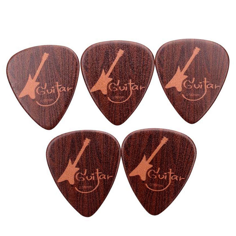 15Pcs Wood Grain Guitar Picks Retro Picks For Acoustic And Electric Guitar, Ukulele, Mandolin And Banjo