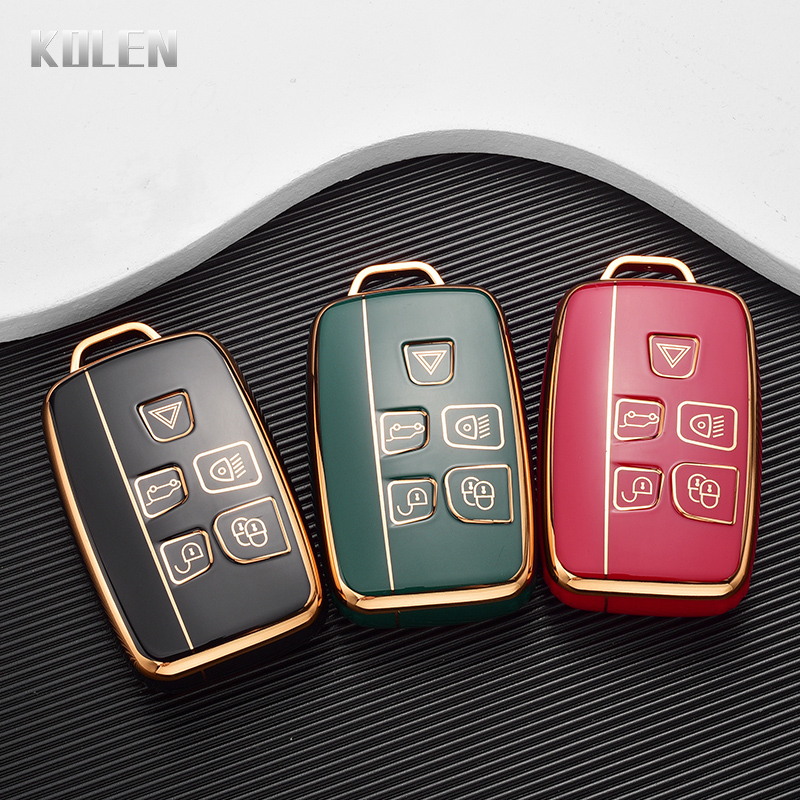 New TPU Car Remote Key Case Cover Shell For Land Rover Range Rover Evoque Sport Freelander Discovery Velar For Jaguar XE XF XJ