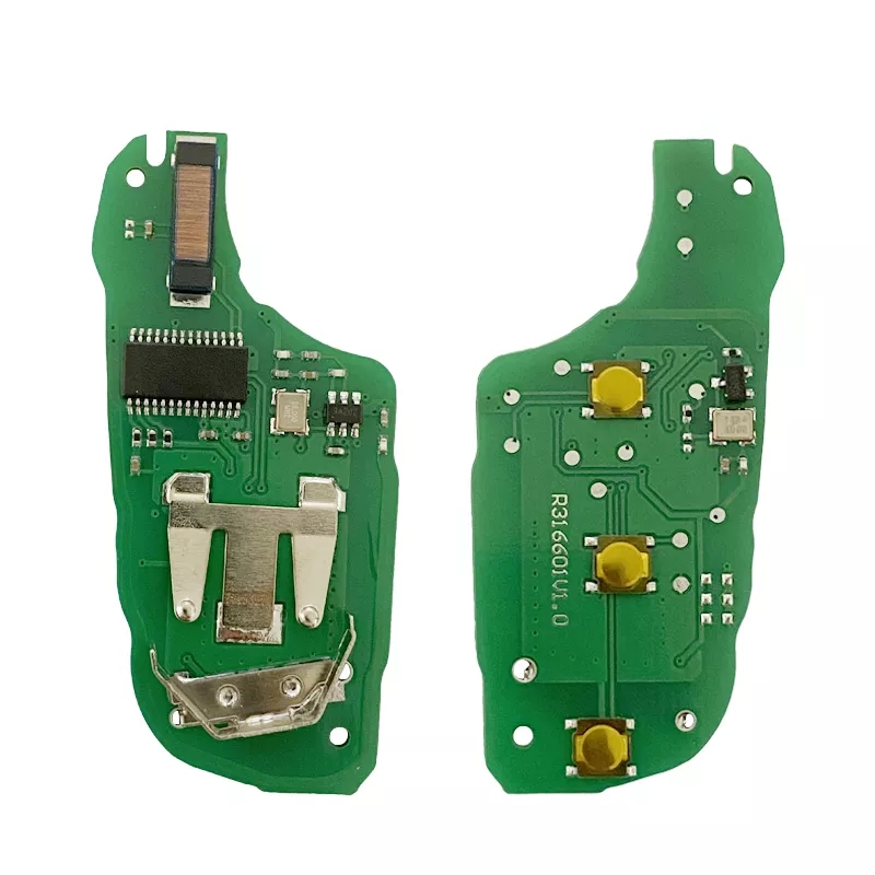 CN009050 Aftermarket Smart Key Fob 4A Chip 434MHZ For Peugeot 208 2008 301 308 508 5008 Citroen C-Elysee C4-Cactus Remote Car