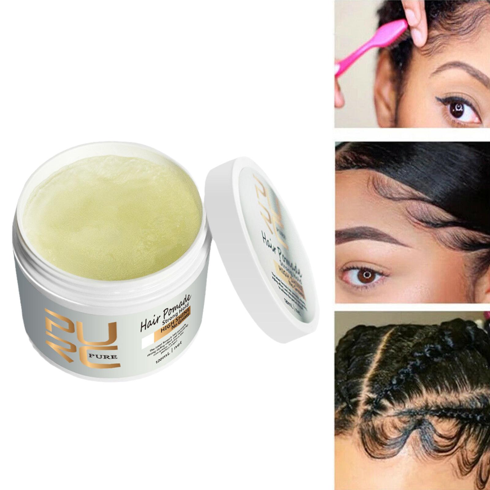 PURC Retro Style Hair Care Oil Fluffy Men's Hair Styling Hair Wax Head Oil Hair Gel Strong Hold Cream Shine Smooth