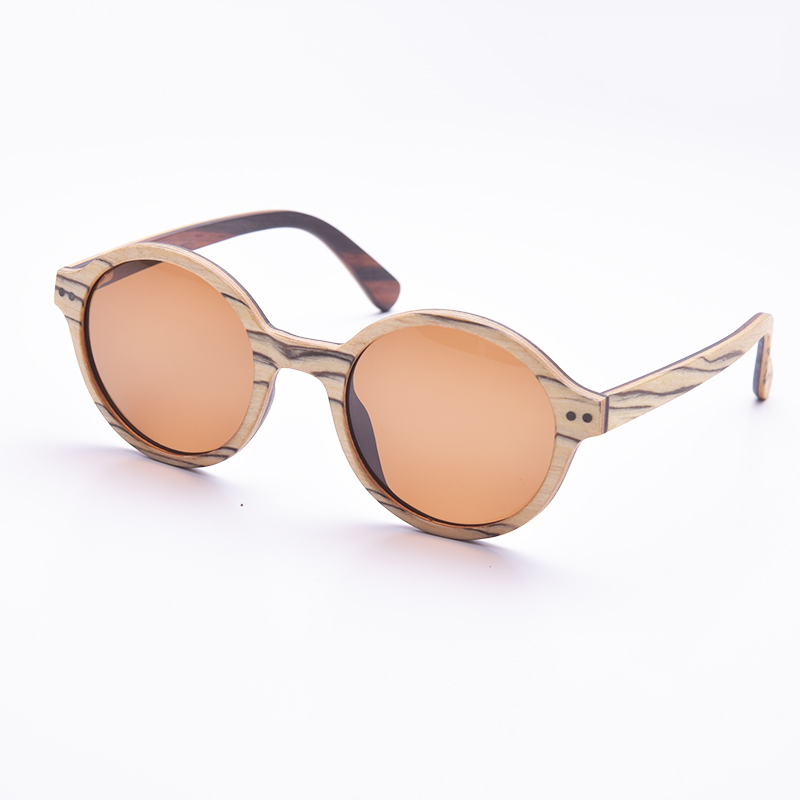 White Zebra Wood Sunglasses Polarized Glasses Men Women New Brand Designer Shades High Quality