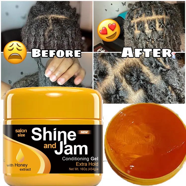Shine and Jam braid gel Dirty Braided Wax Hair Styling Braided Gel Hair care