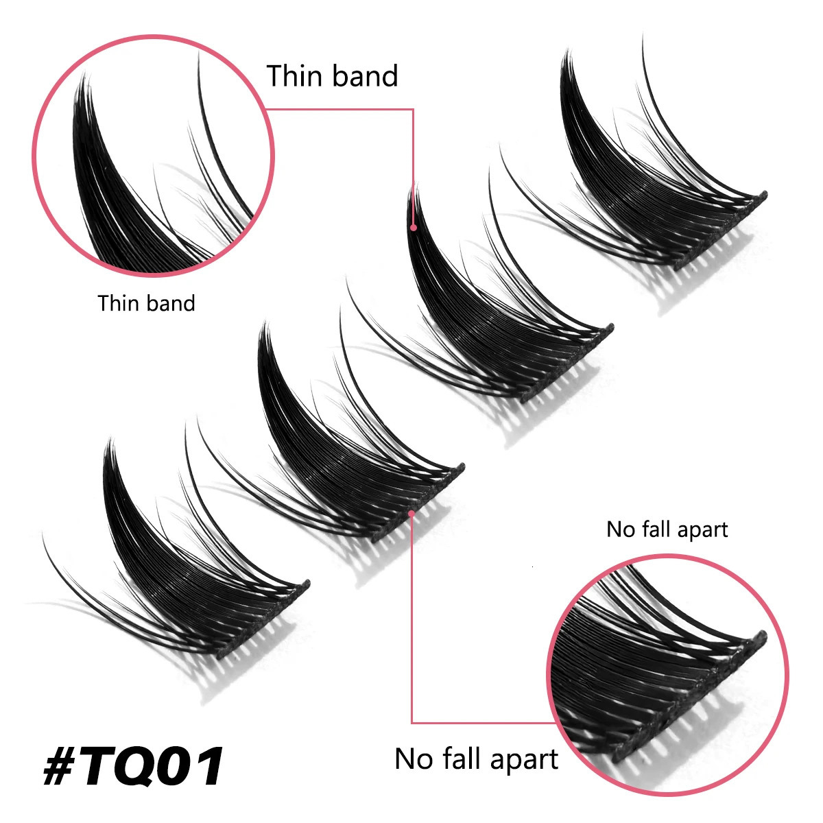 Diy Lash Extension Kit Cluster Eyelash Extension Kit Individual Lashes Kit Lash Bond and Seal Lash Glue and Lash Tweezers Makeup 240624