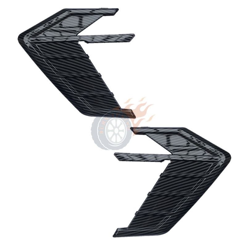 Glossy Black ABS Air Vent Sticker For Audi A4 A5 A7 S7 RS7 Sportback A6 S6 RS6 Avant Allroad 2019-2021 Body Kits Car Side Trim