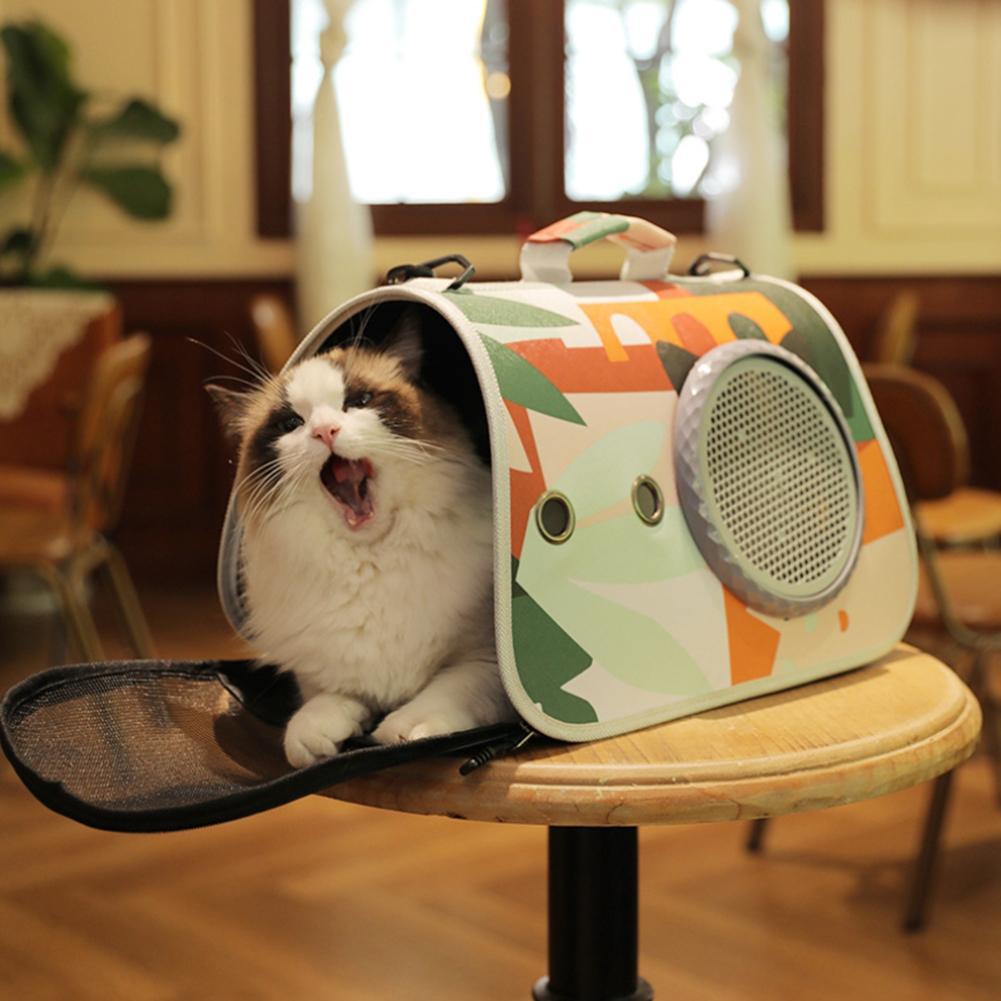 Pets Carrier Bag 4 Colors Portable Breathable Transparent Space Cover Air Box Handbag Pet Accessories