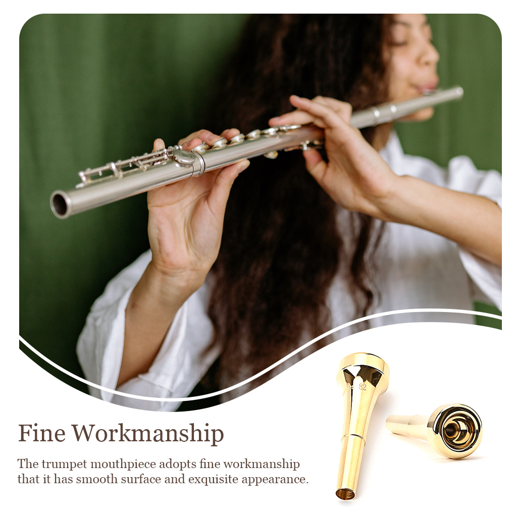 Trumpet Mouthpiece Wear-resistant Accessories Tone Brass Instrument Replacing Professional Compact Bugle Mouth