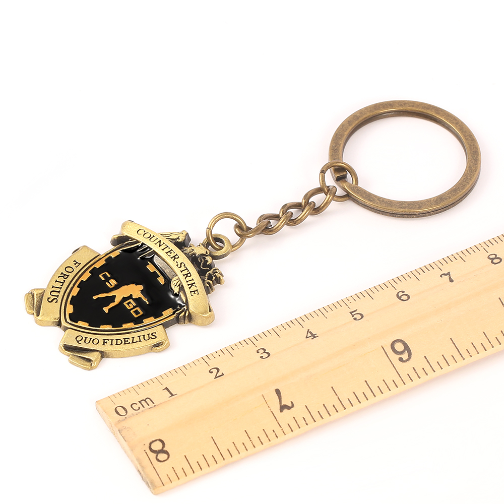 Game CS GO Medal Keychain Counter Strike Metal Pendant Keyrings For Men Jewelry Accessories Fans Gift Souvenir