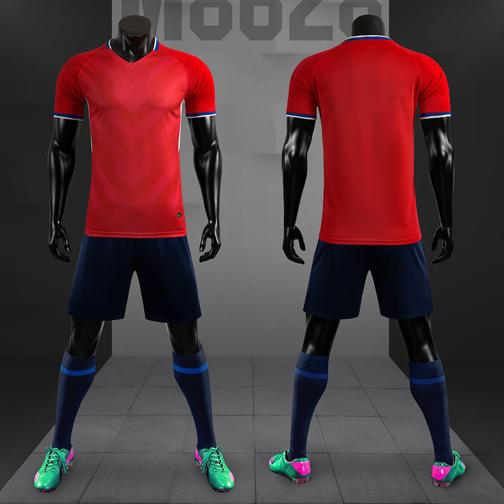 Custom Football Jersey for Men Children Short Sleeve Soccer Jersey Suit Football Training Uniform Polyester Outdoor Sportswear
