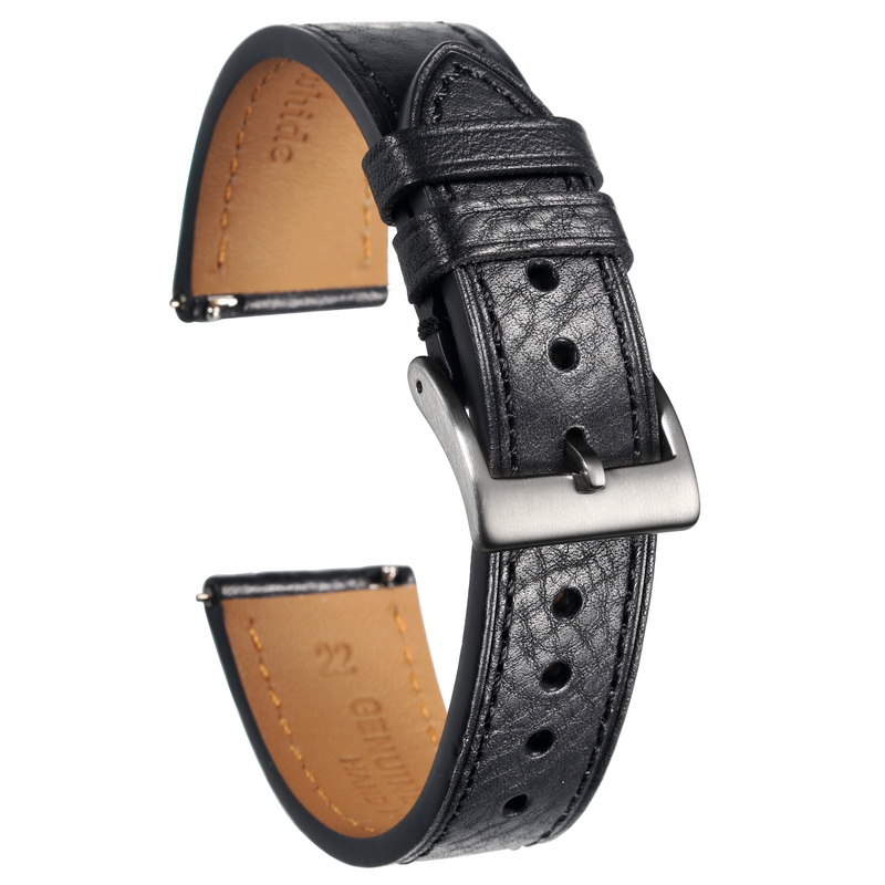HEMSUT Italy Genuine Cow Leather Watch Band For Man Vintage Soft Wrap Handmade Leather Watch Straps Quick Release 22mm18mm20mm