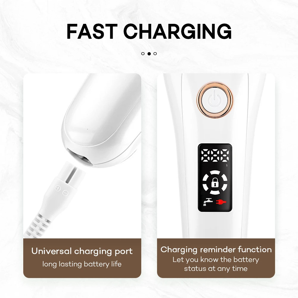 USB Rechargeable Women Painless Electric Epilator Beard Hair Removal Womens Shaving Machines Portable Female Hair Trimmer 240624