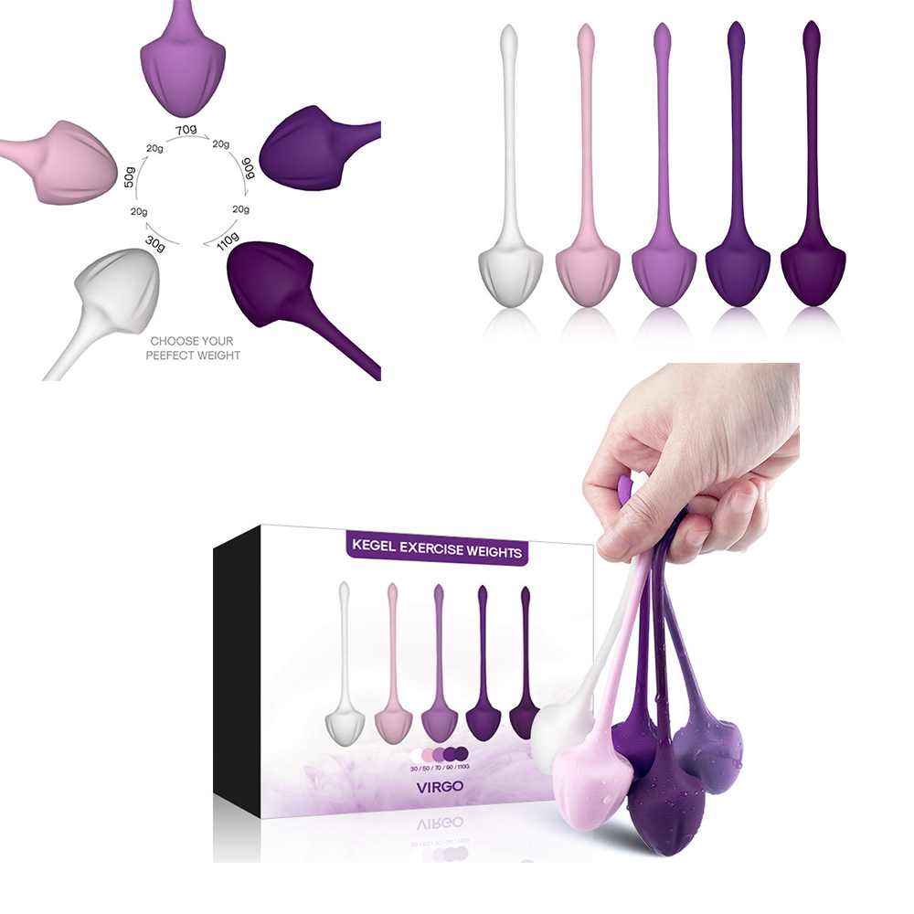 Silicone Vagina Tighten Kegel Ball Female Exercises Postpartum Pelvic Floor Muscles Shrink Massage Geisha Ball Sex Toy for Women