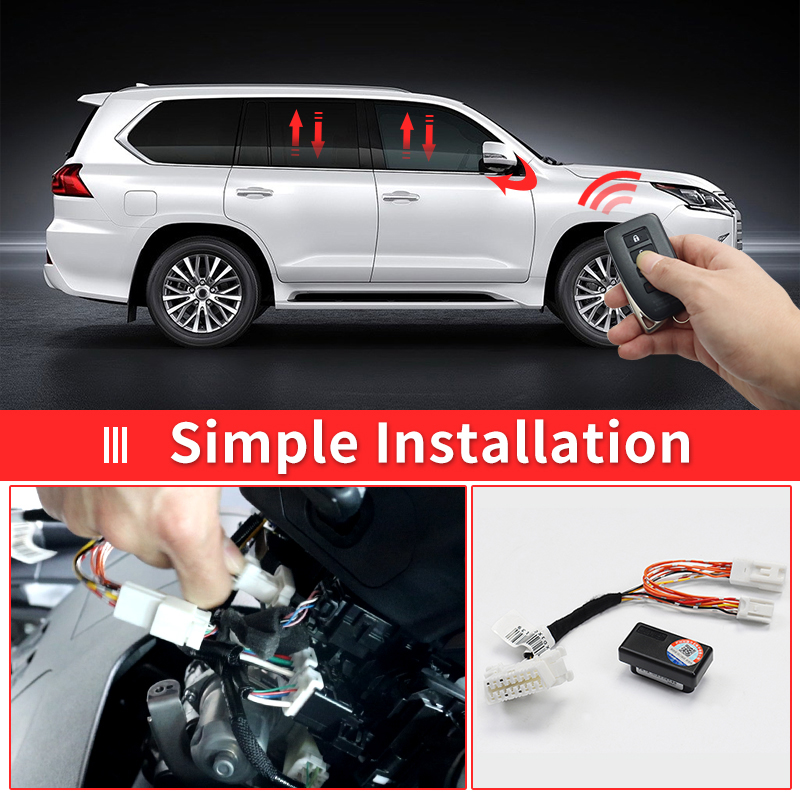 OBD Window Module For Lexus LX 570 LX570 Upgrade Accessories 2008-2022 2021 Lock Car Window Automatic Closing + Mirror Folding