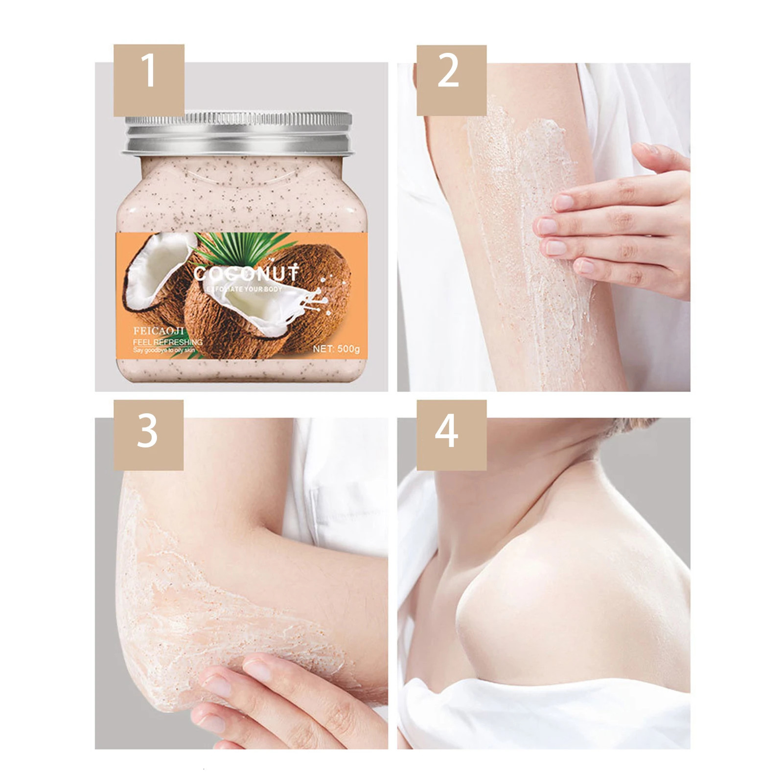 Body Scrub Moisturize And Exfoliate Body Hand Foot Scrub Deep Exfoliate Body Scrub For Soft Skins For Women Men 240624