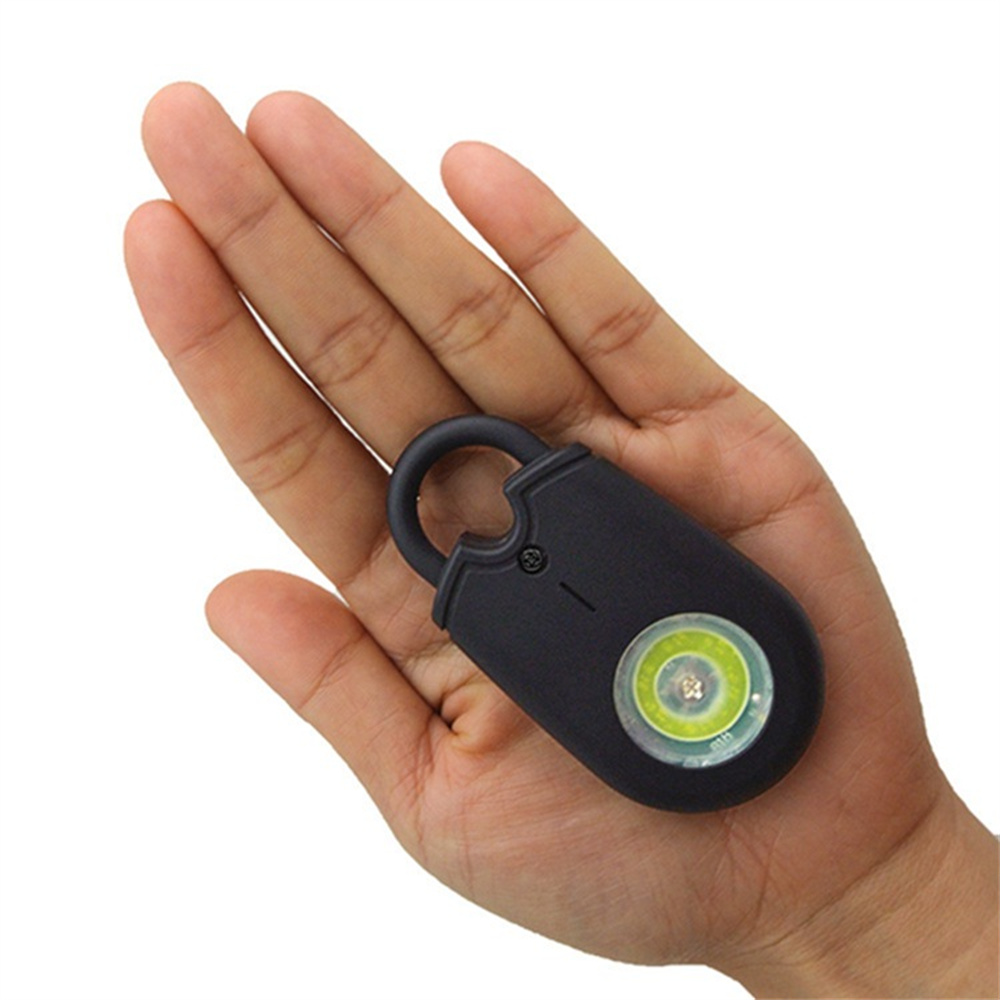 130db Self Defense Siren Safety Alarm for Women Keychain with LED Light Personal Alarms Personal Security Keychain Alarm