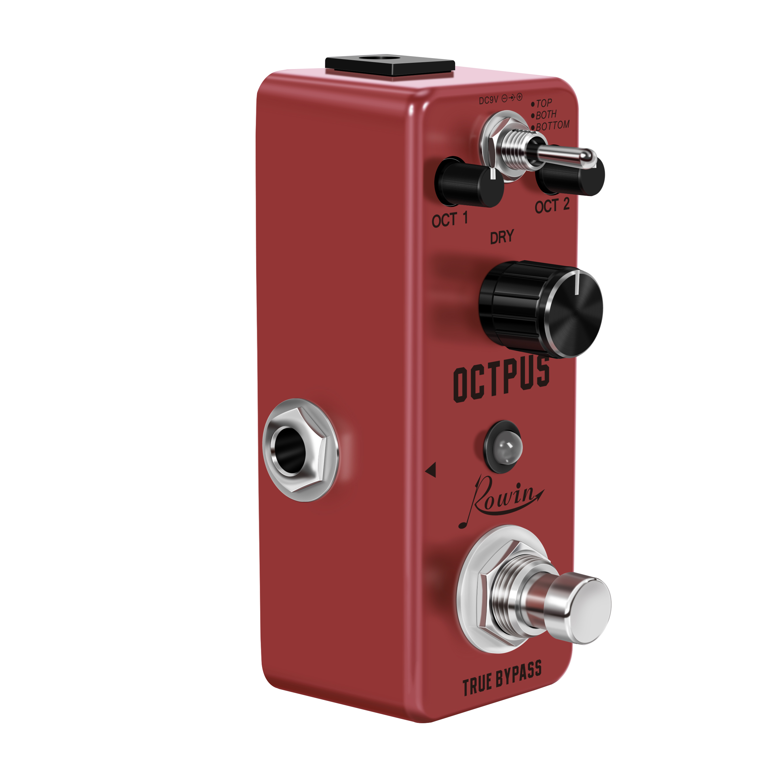 Rowin Guitar Octave Pedal For Electric Guitar Precise Polyphonic Octave Effects Generator Octpus Guitar Pedals True Bypass