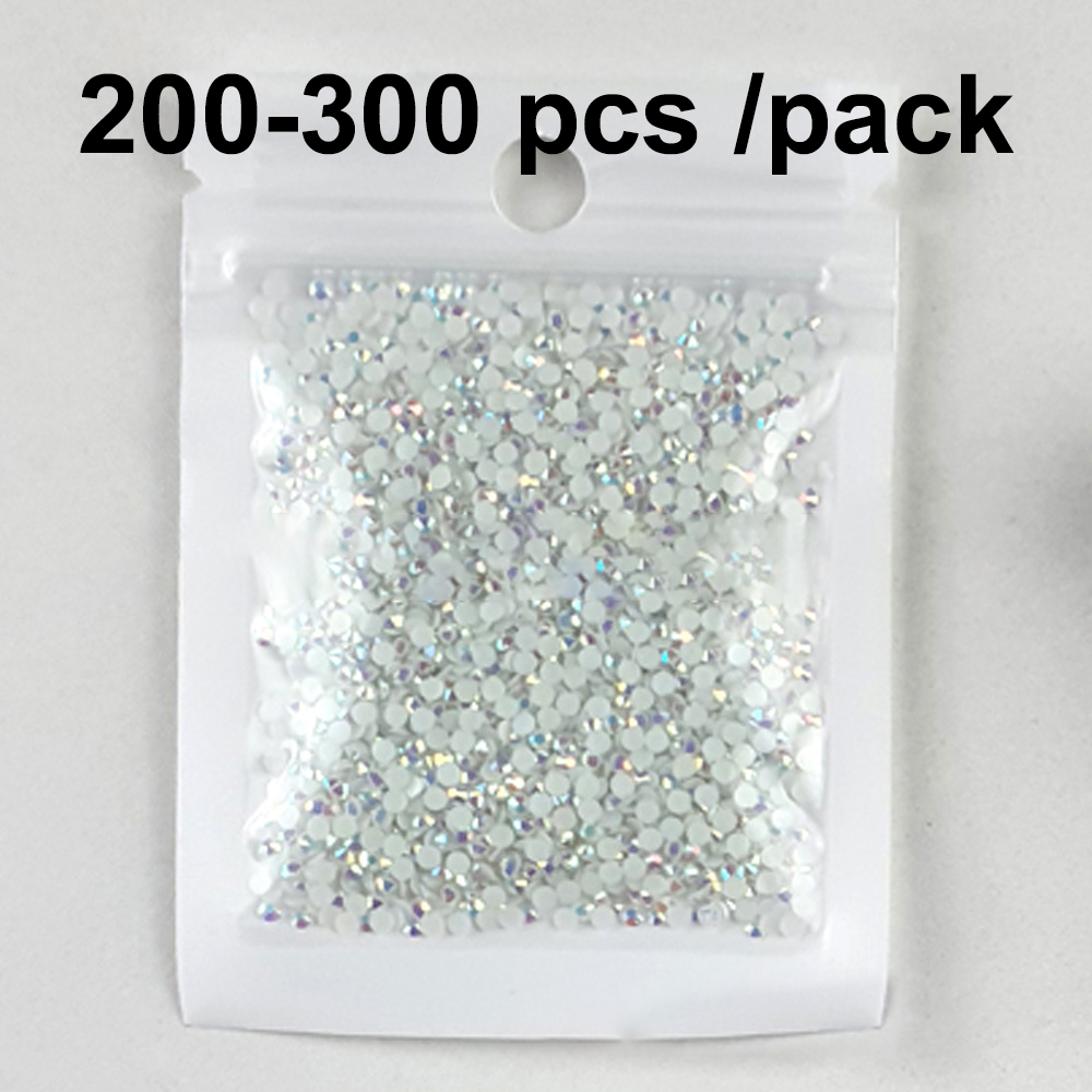 Wholesale Glow in the dark AB stone DMC 5200 round 5D drills gems for luminous diamond painting embroidery DIY Accessory Mosaic