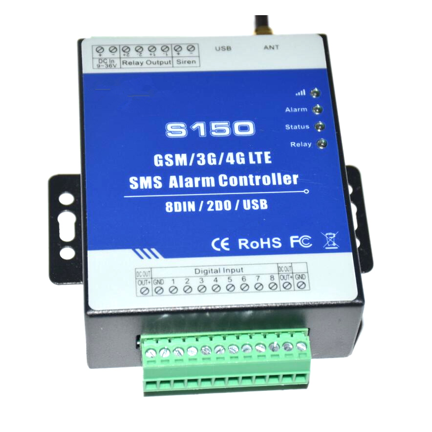 S150 GSM alarm module Controller Unit Turn Relay On/off By Mobile Phone ,Remote SMS GSM Control System