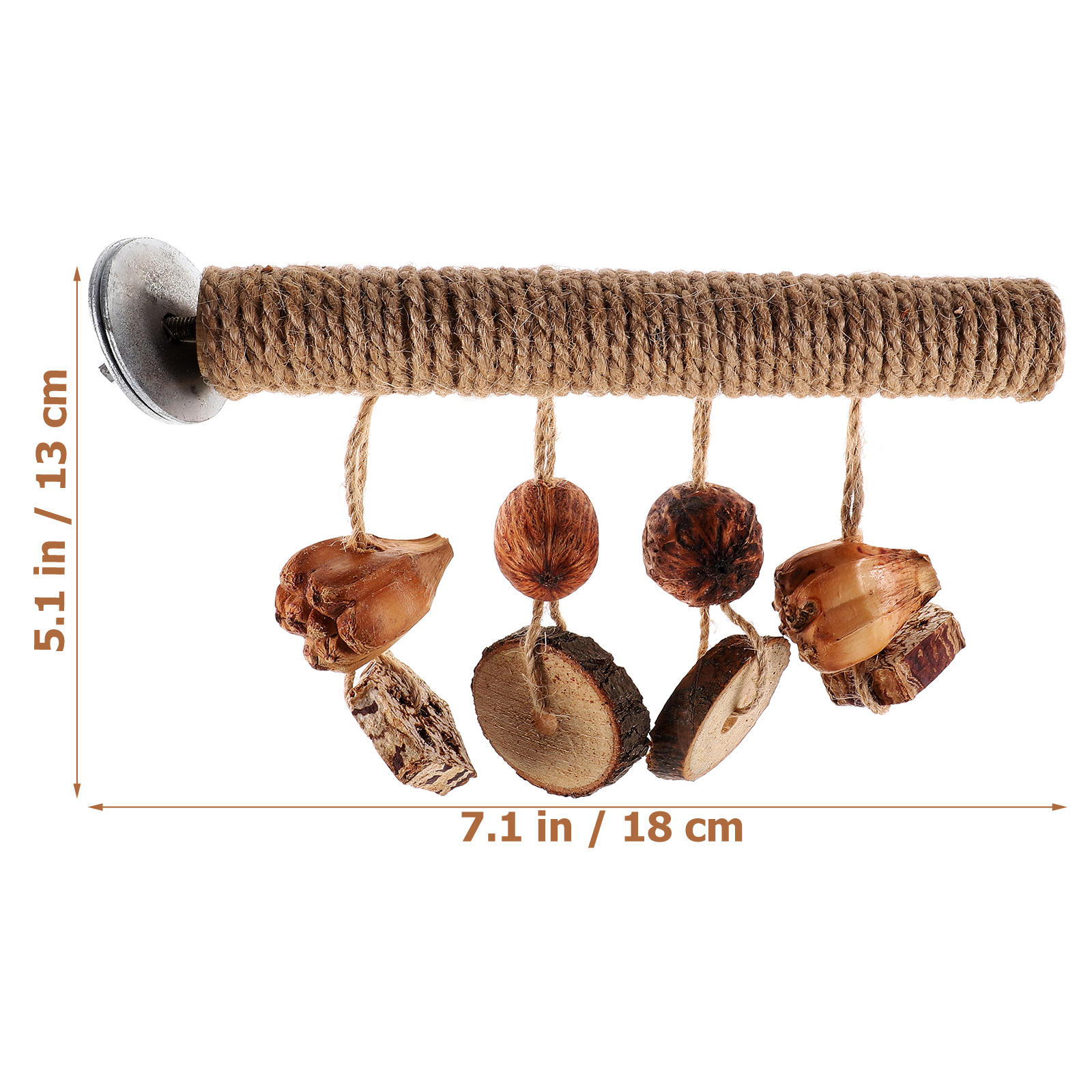 Parrot Perch Bird Cage Wooden Perch Parrot Paw Grinding Stick Parrot Stand Perch Toy bird perches for cage