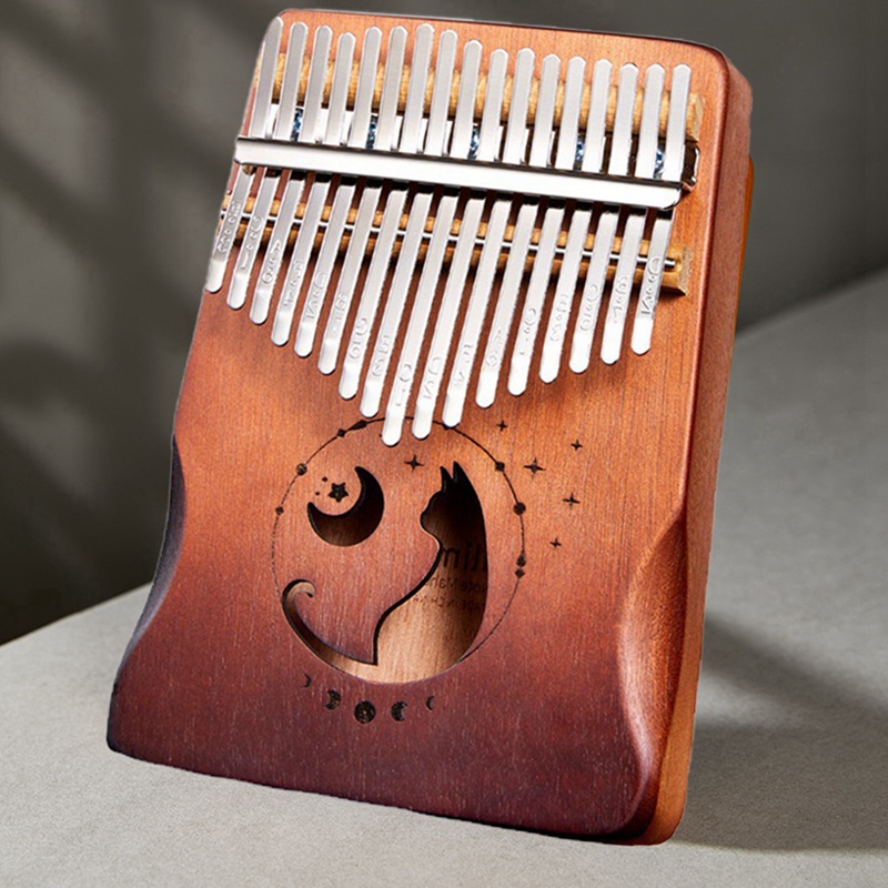 Zani 17 Keys Kalimba Note Hand Thumb Piano Instrument Wood Musical Instruments Accessory Gifts Kids Creative Music Box