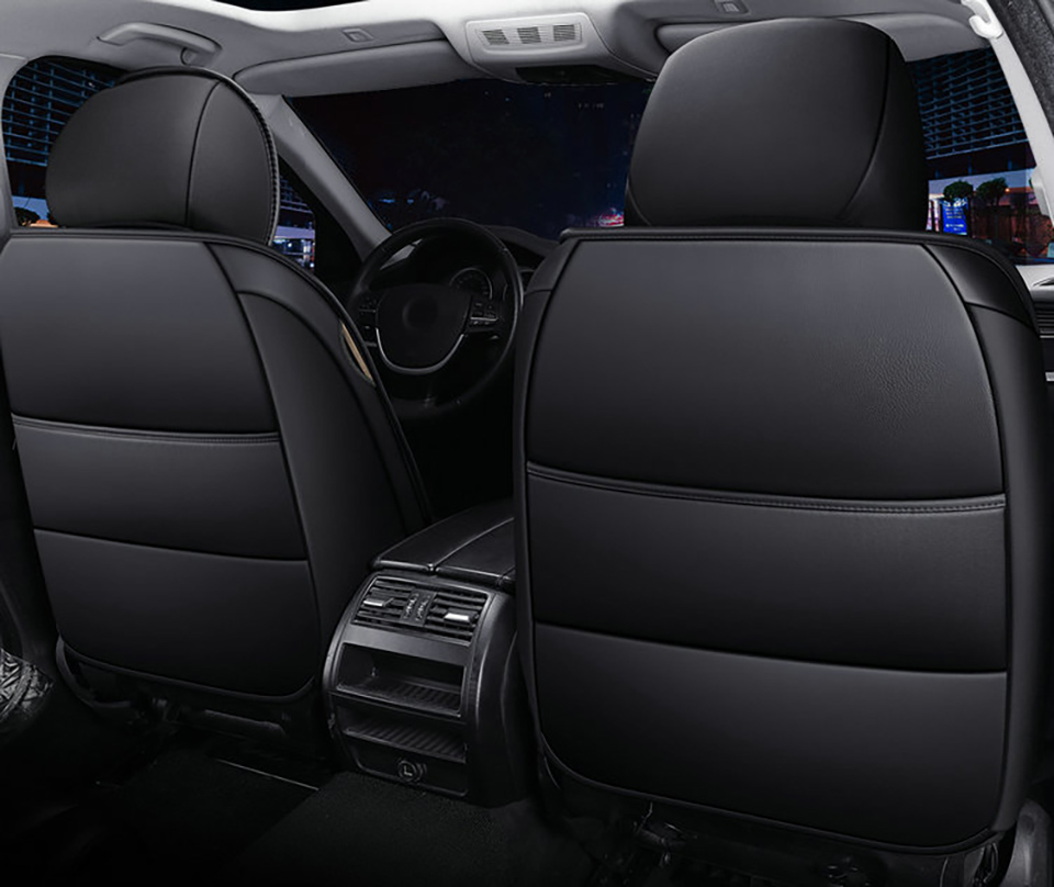 Leather Car Seat Cover For Mitsubishi L200 Carisma Eclipse Cross Pajero 4 Sport ASX Lancer Outlander 3 XL Space Star Accessories