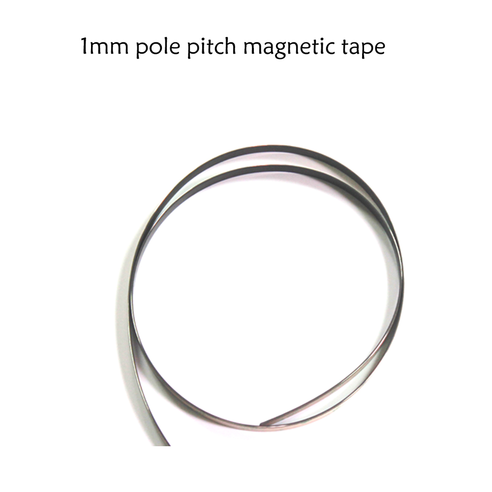 TR10 1+1mm High Accuracy Magnetic Tape Pole Length 1mm Strip Size 10*1.5mm for Magnetic Sensor Lathe Woodworking Stone