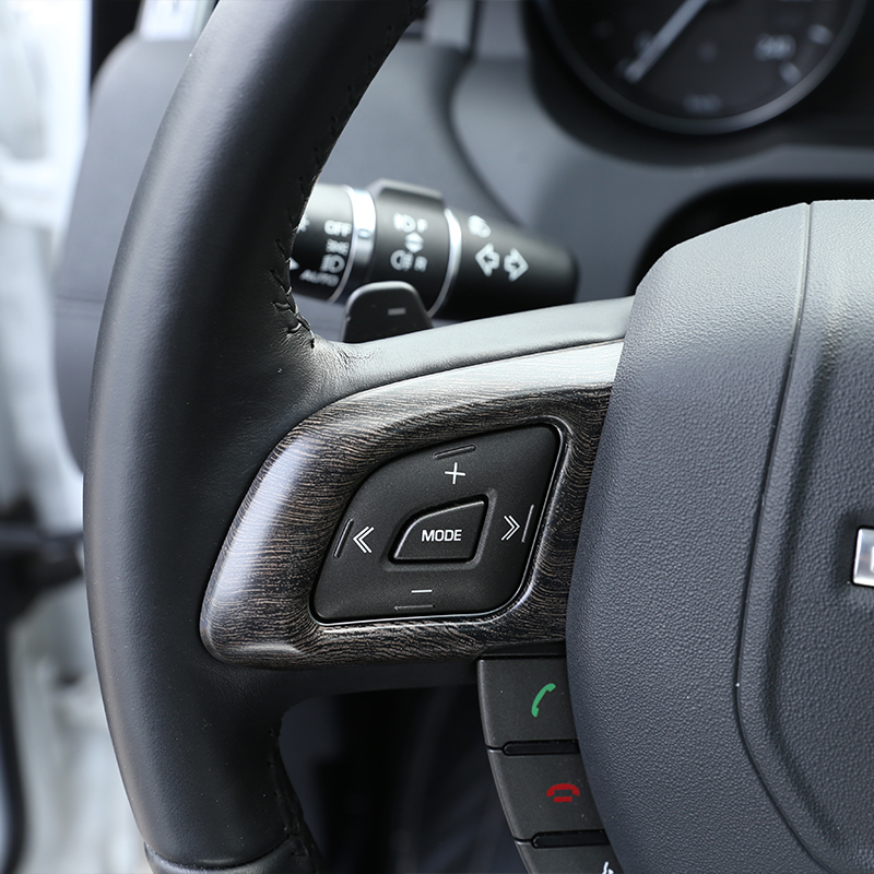 ABS Car Styling Steering Wheel Decorative Frame for Land Rover Range Rover Evoque Car Interior Accessories 4 Styles