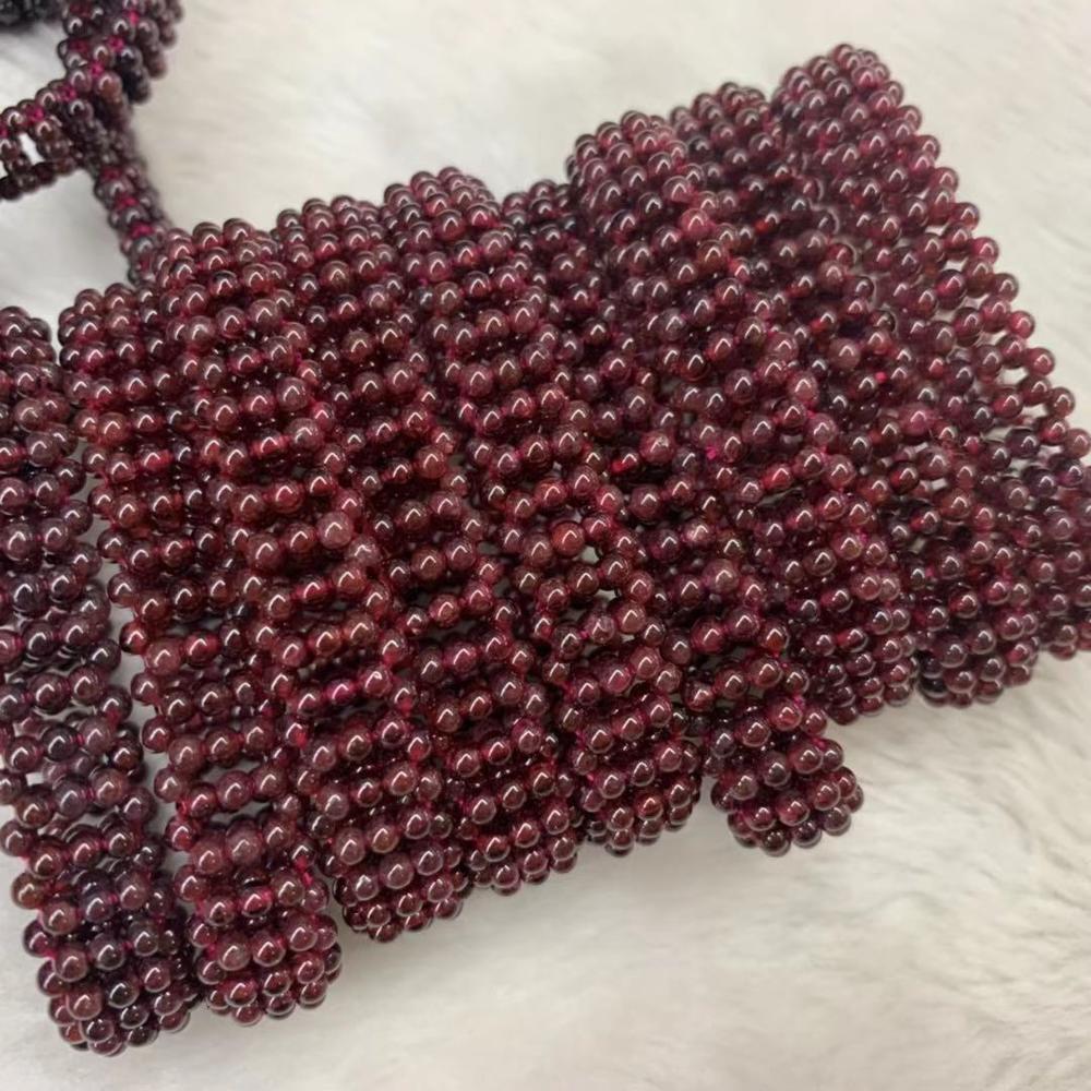 red garnet stone bracelet natural gemstone jewelry bracelet DIY bracelet for woman wholesale !