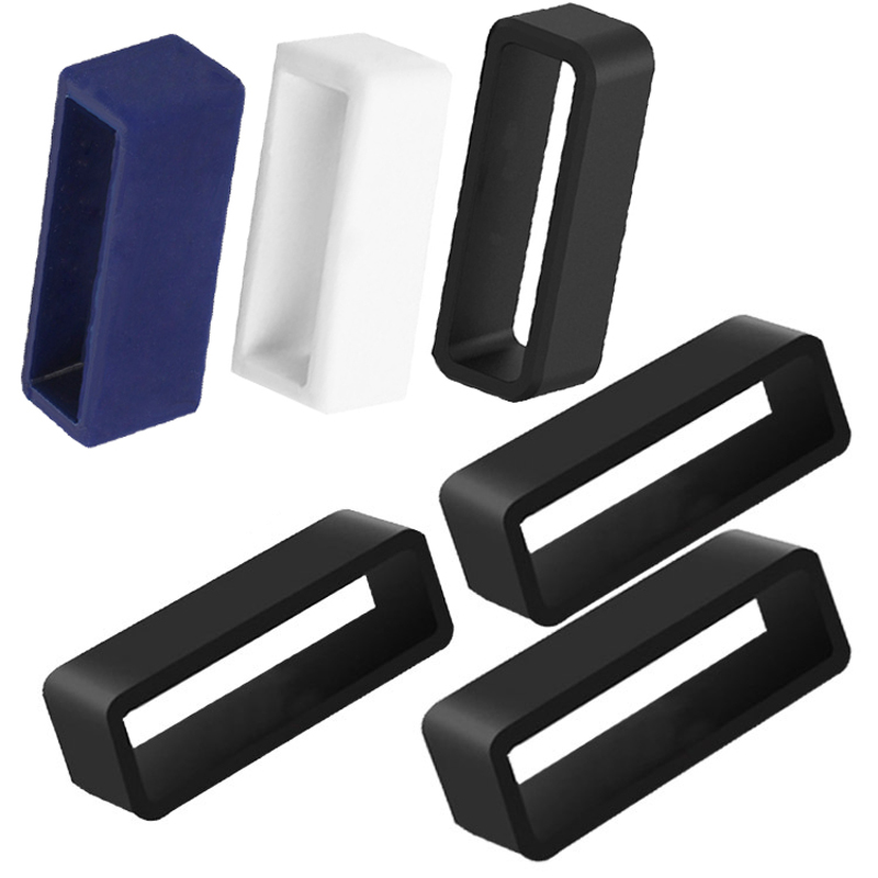 Hot 2-10pcs Black Watchband 12 16 18 20 22 24 26 28 30mm Watch Strap Band Keeper Loop Security Holder Retainer Ring Accessories