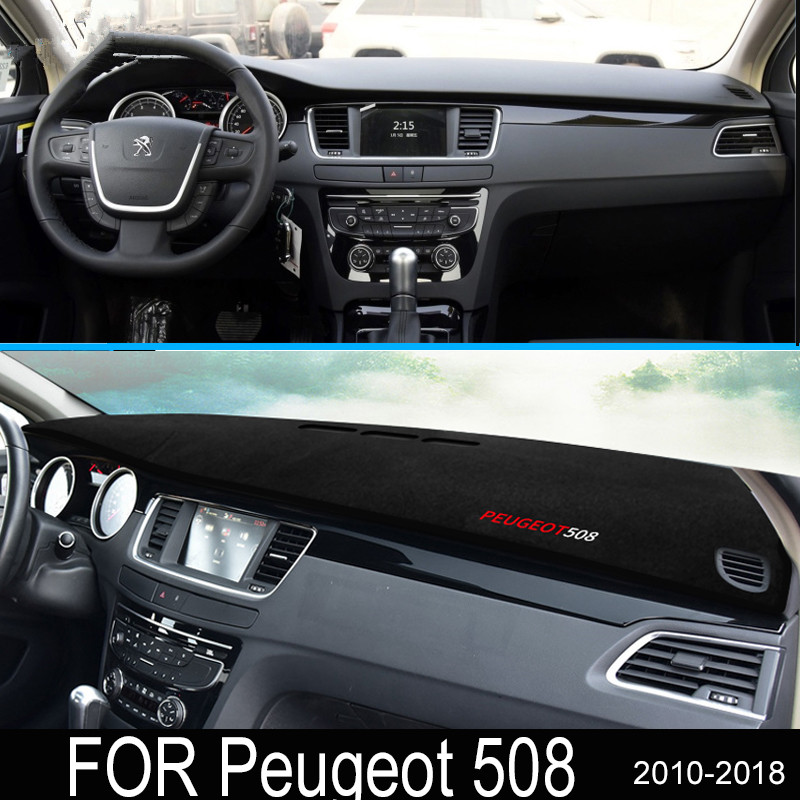 For Peugeot 508 508sw 508GT RXH 2010~2018 Anti-Slip Mat Dashboard Cover Pad Sunshade Dashmat Car Accessories 2012 2015 2016 2017