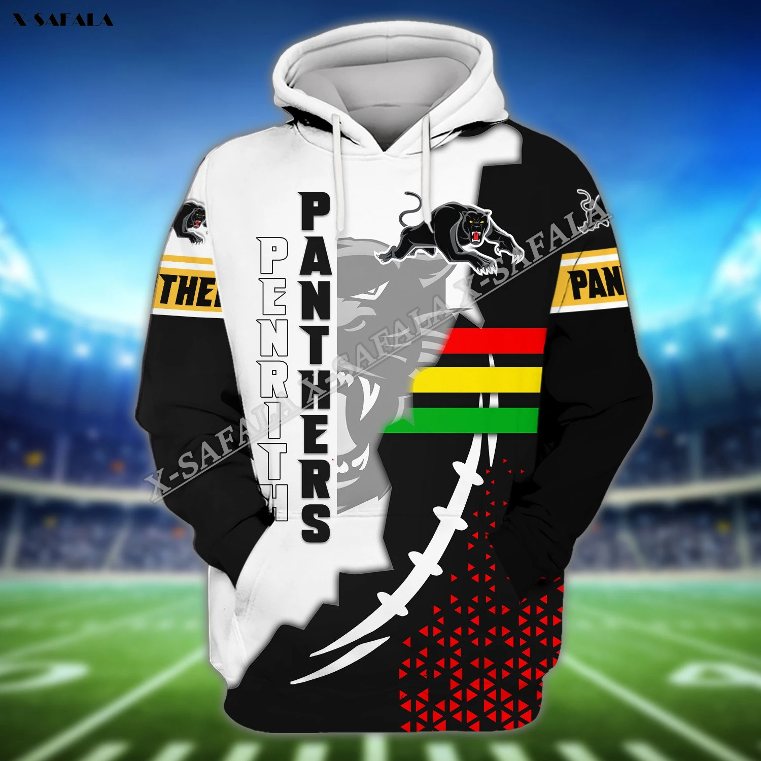 Australia Rugby Panthers Sport 3D Child Kid Print Hoodie Men's Adult Outwear Shirt Pullover Sweatshirt Casual Jacket