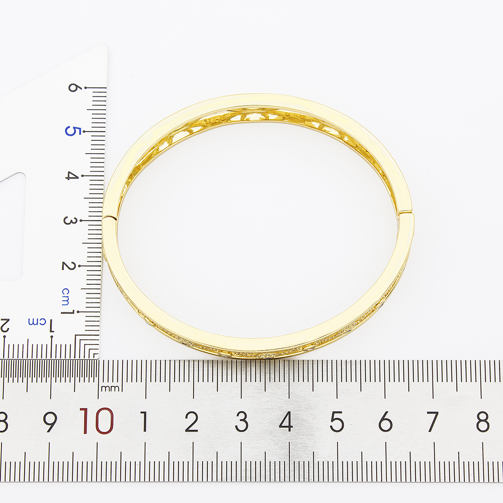 New Design Luxury 14 Styles Hollow Evil Eye Bangle Copper Cubic Zirconia Gold Color Cuff Bracelets For Women Girls Charm Jewelry