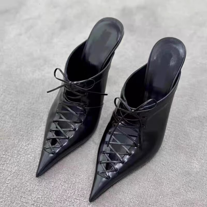 New Summer Cross-Strap Pointed Toe Pumps Fashion Sexy Stiletto High Heels Women Shoes Party Dress Sandalias De Las Mujeres 68